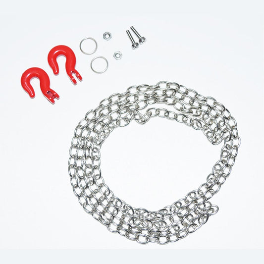 Absima 1:10 Steel Chain & Hook Set RC Crawler Accessory 2320047