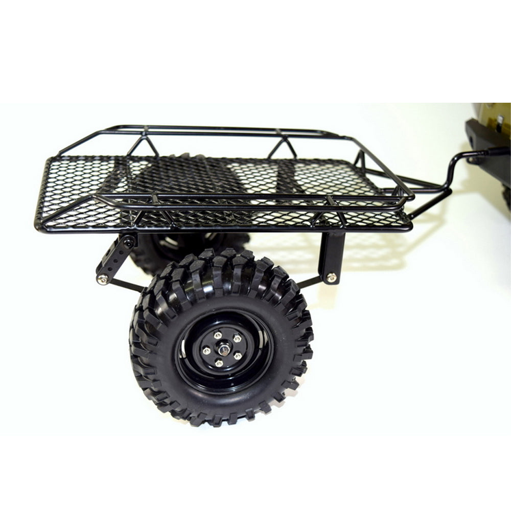 Absima Metal Trailer (Single Axle) 1:10 Scale RC Crawler Accessory 2320081