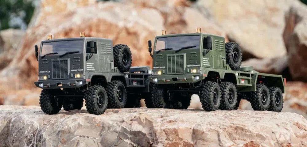 Hobby Plus CR-18P Terranaut 8X8 AWS 1:18 RTR Off-Road RC Crawler Car Green