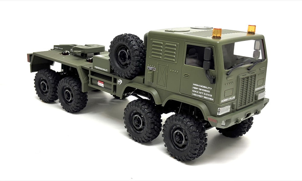 Hobby Plus CR-18P Terranaut 8X8 AWS 1:18 RTR Off-Road RC Crawler Car Green