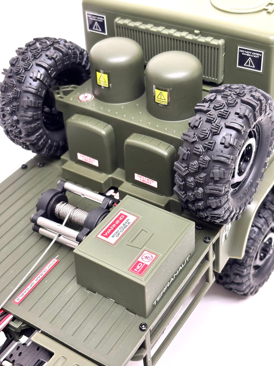 Hobby Plus CR-18P Terranaut 8X8 AWS 1:18 RTR Off-Road RC Crawler Car Green