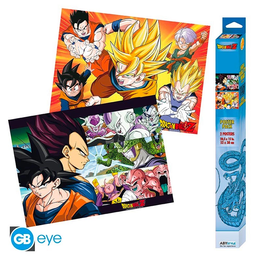 DRAGON BALL - 2x Chibi Posters - Saiyans (52x38) ABYDCO708