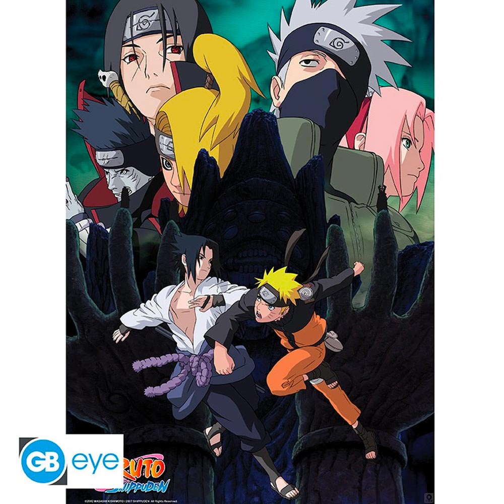 NARUTO SHIPPUDEN - 2x Chibi Posters - Ninjas (52x38)  ABYDCO726