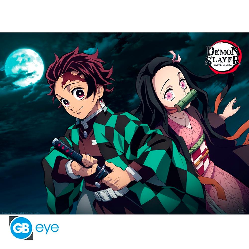DEMON SLAYER - 2x Chibi Posters - Group & Duo (52x38)  ABYDCO753