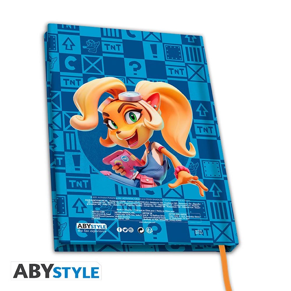 CRASH BANDICOOT - Cahier A5 "Crash & Coco" ABYNOT089