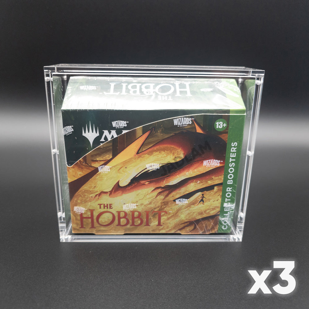 Magic: The Gathering Collector Booster Box Premium Magnet Acrylic Case - X3