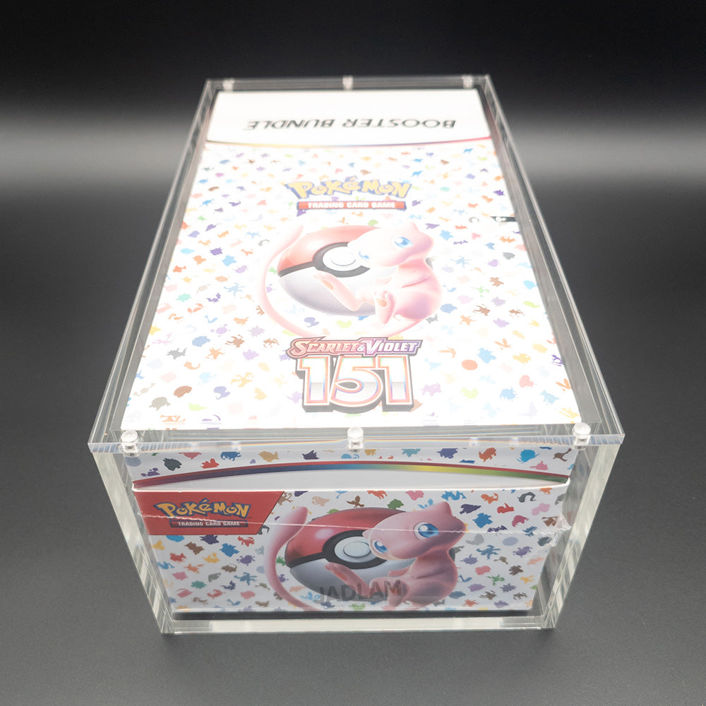 Pokemon Booster Bundle Case Premium Magnetic Acrylic Case Protector - X6