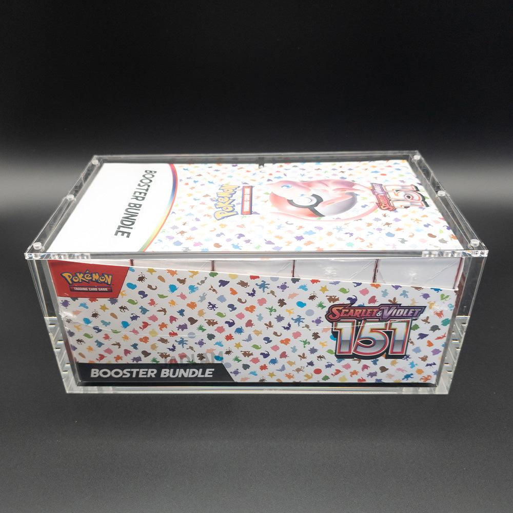 Pokemon Booster Bundle Case Premium Magnetic Acrylic Case Protector - X6