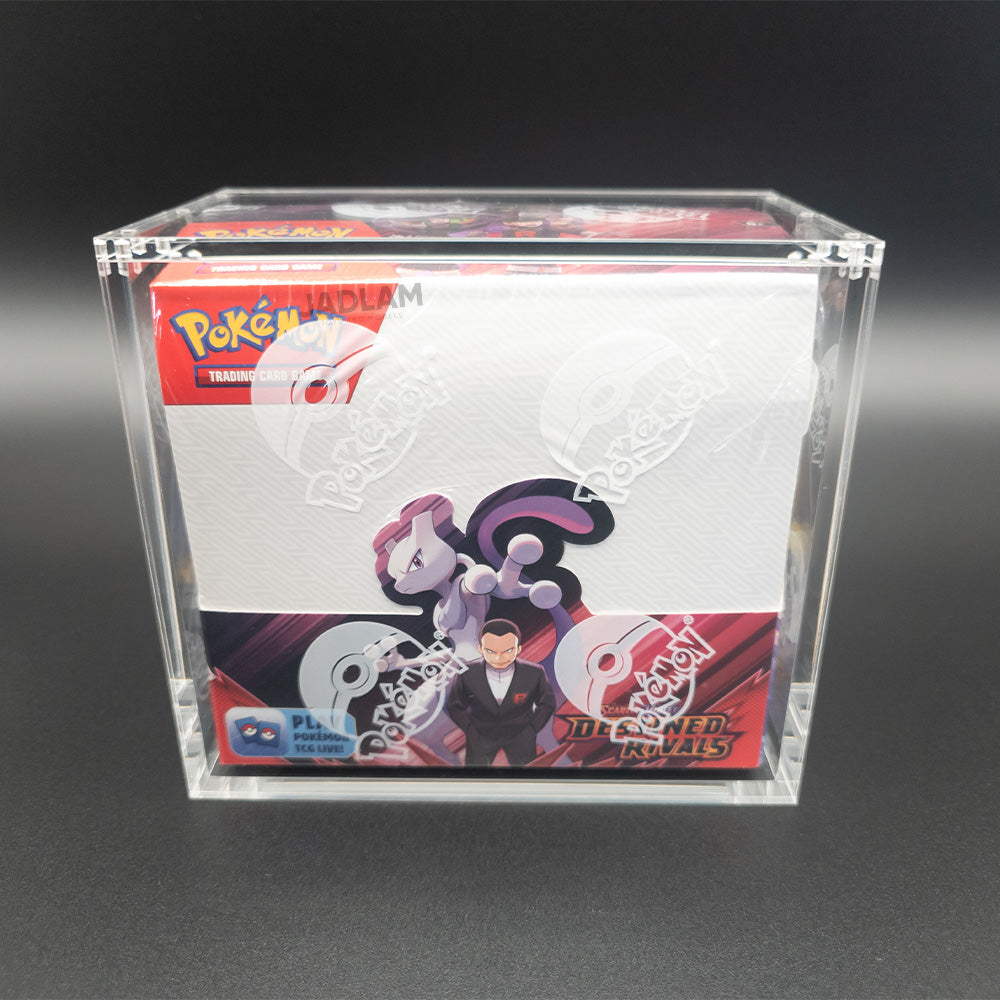 Pokemon Booster Box Premium Acrylic Magnetic Case Protector - X6