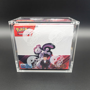 Pokemon Booster Box Premium Acrylic Magnetic Case Protector - X12