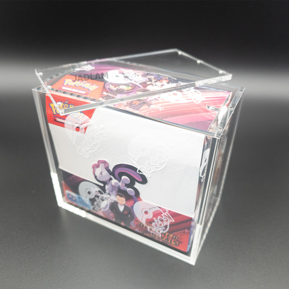 Pokemon Booster Box Premium Acrylic Magnetic Case Protector - X12