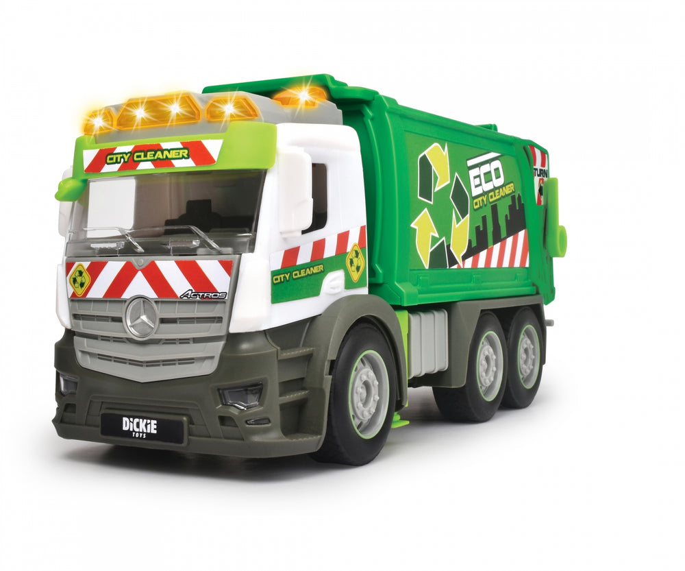 Dickie Action Truck Recycling Garbage w/Light & Sound 203745014