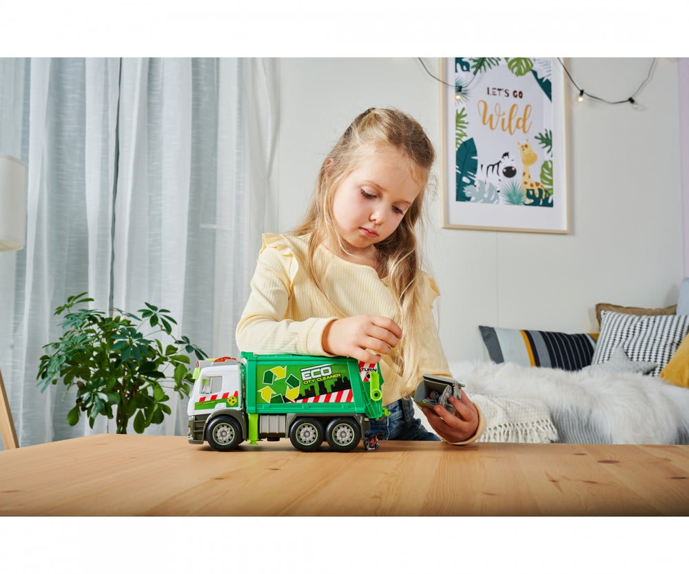 Dickie Action Truck Recycling Garbage w/Light & Sound 203745014