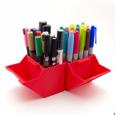 Jadlam 3D Paint Marker Holder Workbench Organiser Storage Rack for 15 Markers