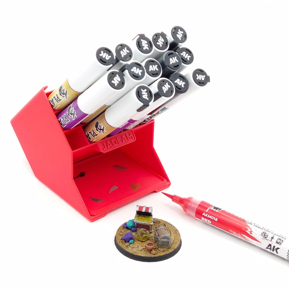 Jadlam 3D Paint Marker Holder Workbench Organiser Storage Rack for 15 Markers