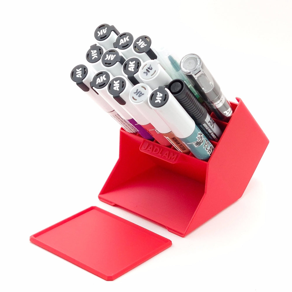 Jadlam 3D Paint Marker Holder Workbench Organiser Storage Rack for 15 Markers