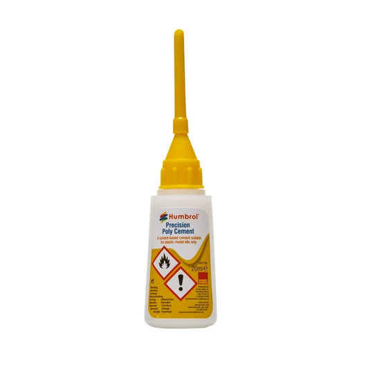 Humbrol Precision Poly Cement 20ml Plastic Model Kit Adhesive AE2720