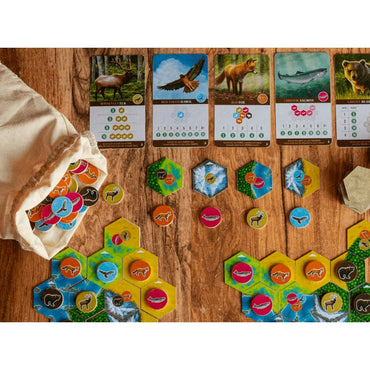 Cascadia Board Game - 1-4 Players - 10+ Spiel des Jahre 2022