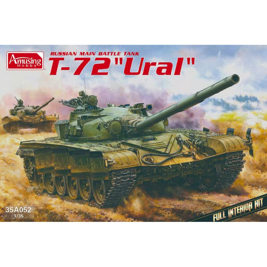 Amusing Hobby 35A052 T-72 Ural Russian Battle Tank 1:35 Plastic Model Kit