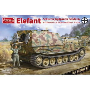Amusing Hobby 35A057 Schw. Jagdpanzer Elefant w/Zimmerit 1:35 Model Kit
