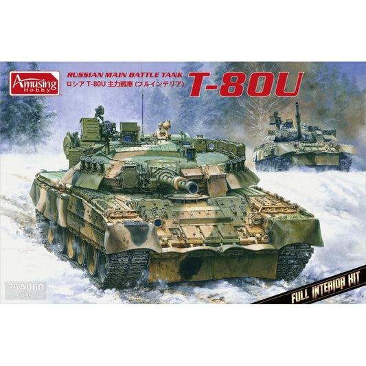 Amusing Hobby 35A060 Russian Main Battle Tank T-80U 1:35 Model Kit