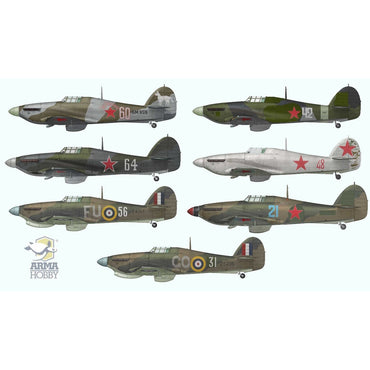 Arma Hobby 70045 Hawker Hurricane Mk.IIA/B/C Eastern Front Deluxe 1:72 Model Kit
