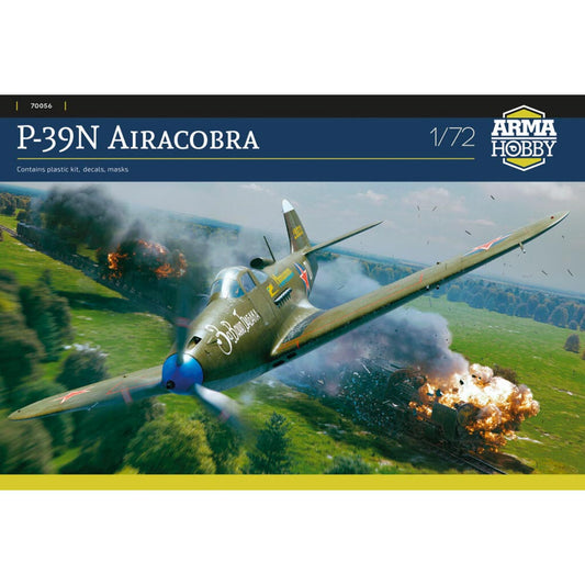 Arma Hobby 70056 Bell P-36N Airacobra 1:72 Plastic Model Kit