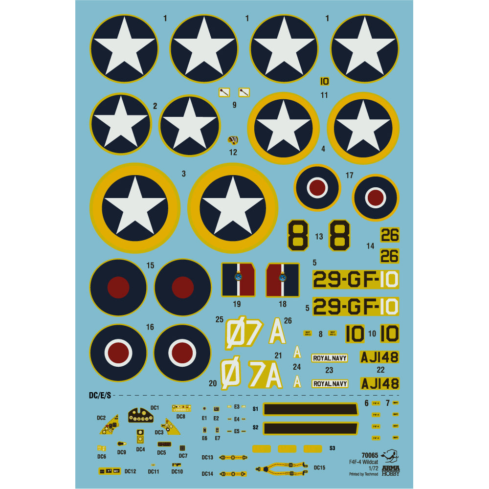 Arma Hobby 70065 Grumman F4F-4 Wildcat 'Operation Torch' 1:72 Model Kit