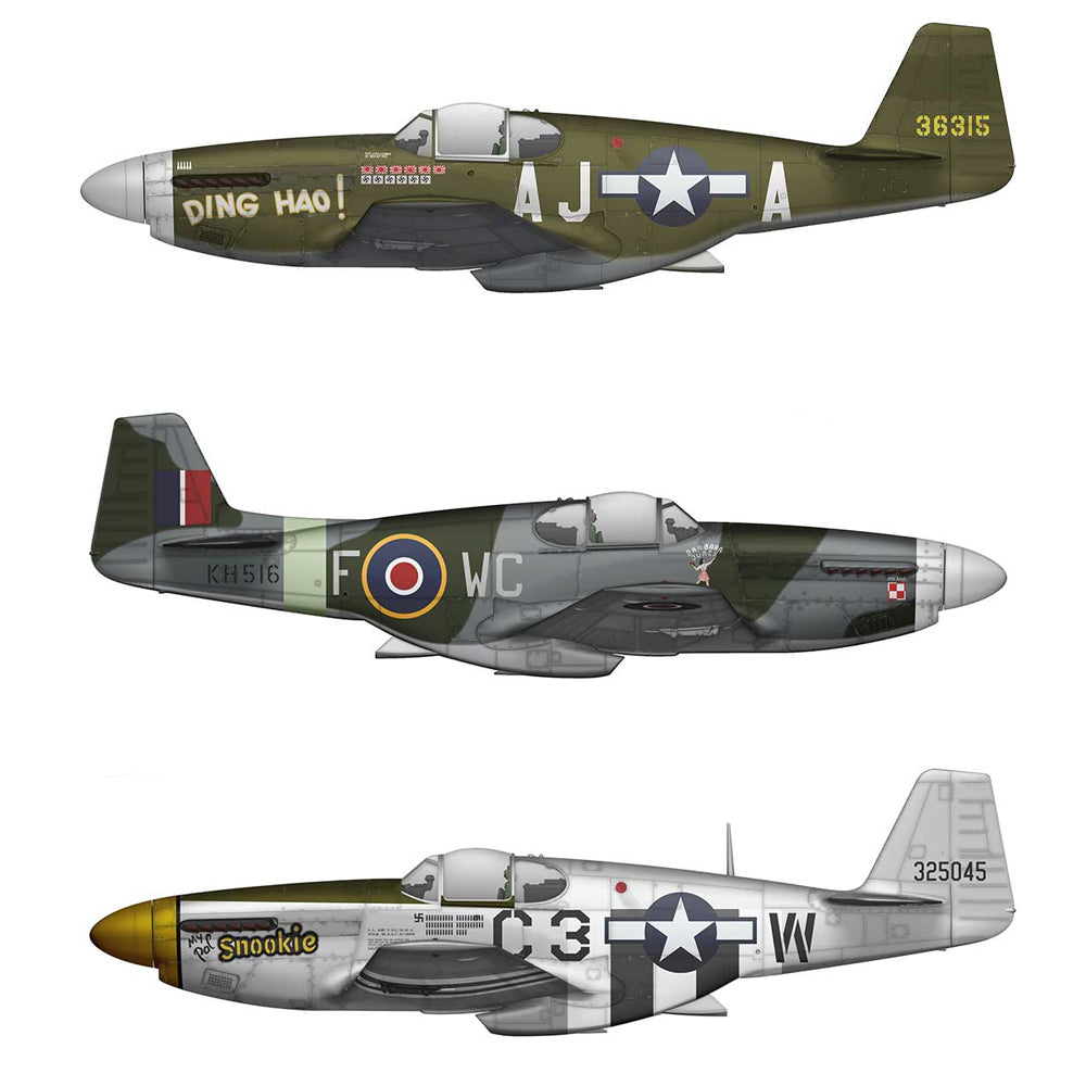 Arma Hobby 70067 North American P-51B/C Mustang 1:72 Model Kit