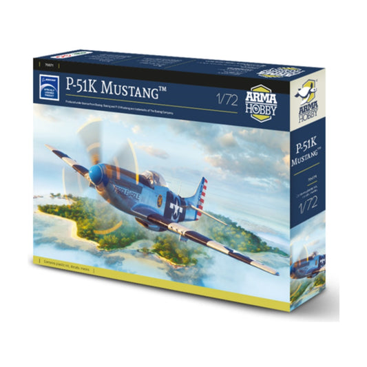 Arma Hobby 70071 North American P-51K Mustang 1:72 Model Kit