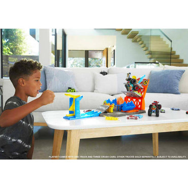 Hot Wheels Monster Trucks Blast Station Playset Toy HFB12