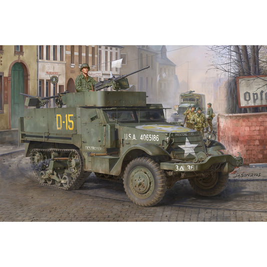 Andy's Hobby HQ 010 M3/M3A1 US Halftrack 2-in-1 1:16 Model Kit