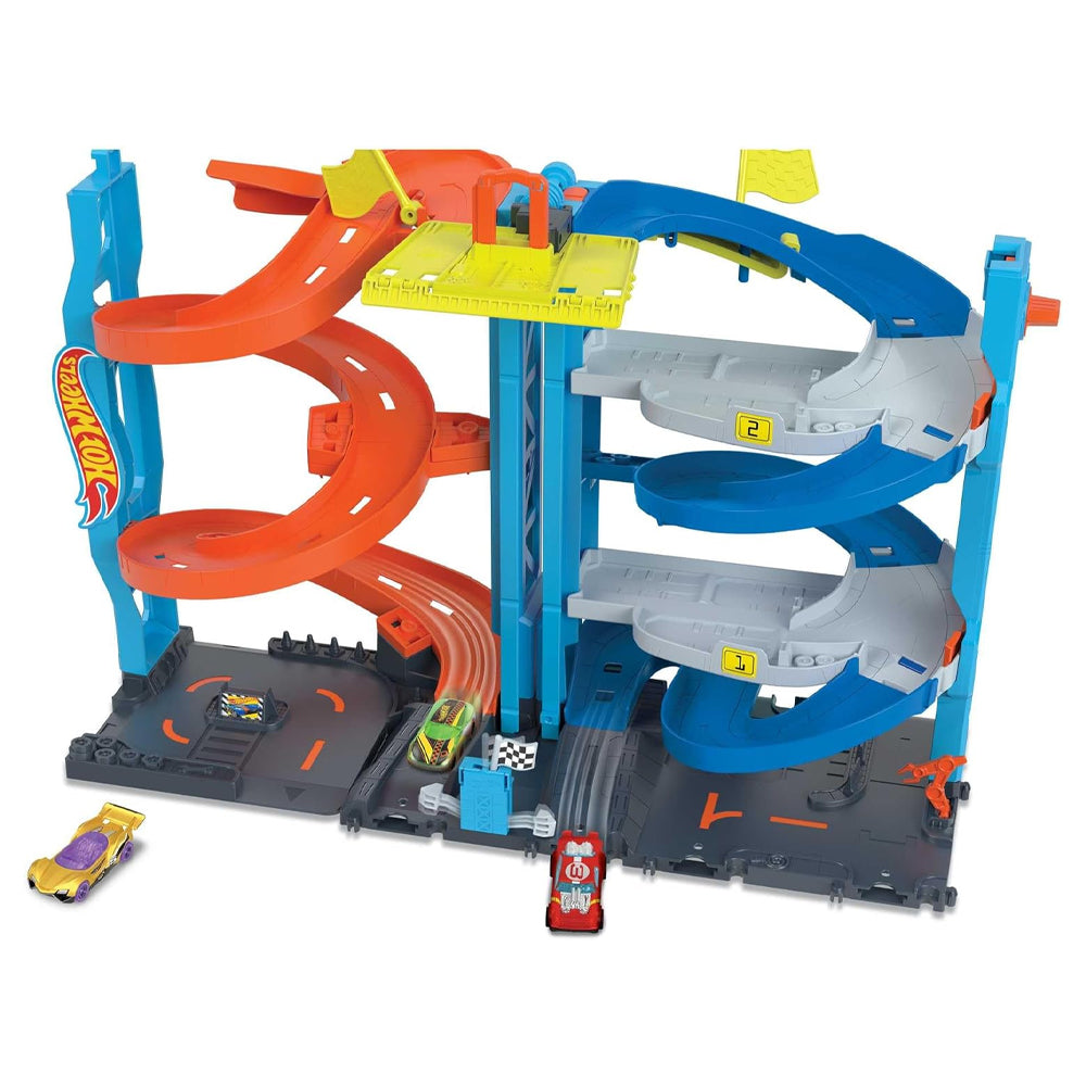 Hot Wheels City Racetrack - 2-in-1 Transforming Race Tower 1:64 Age 3+ HKX43