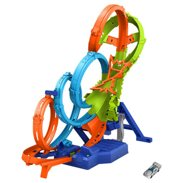 Hot Wheels City Racetrack - 4-Loop Crash-Out 1:64 Age 3+ HXR70