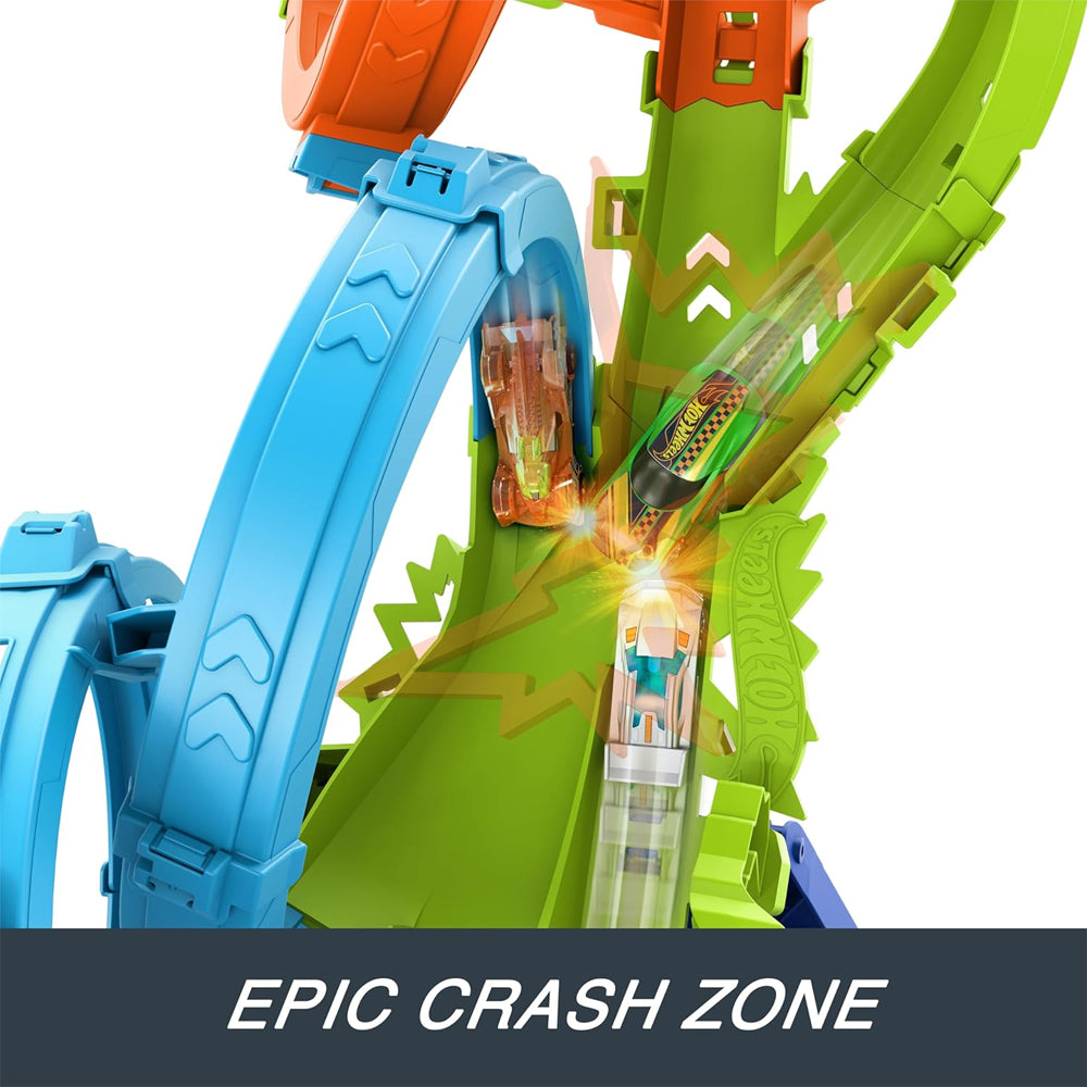 Hot Wheels City Racetrack - 4-Loop Crash-Out 1:64 Age 3+ HXR70