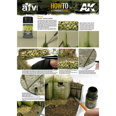 AK Interactive AK026 Slimy Grime Dark Enamel Wash 35ml