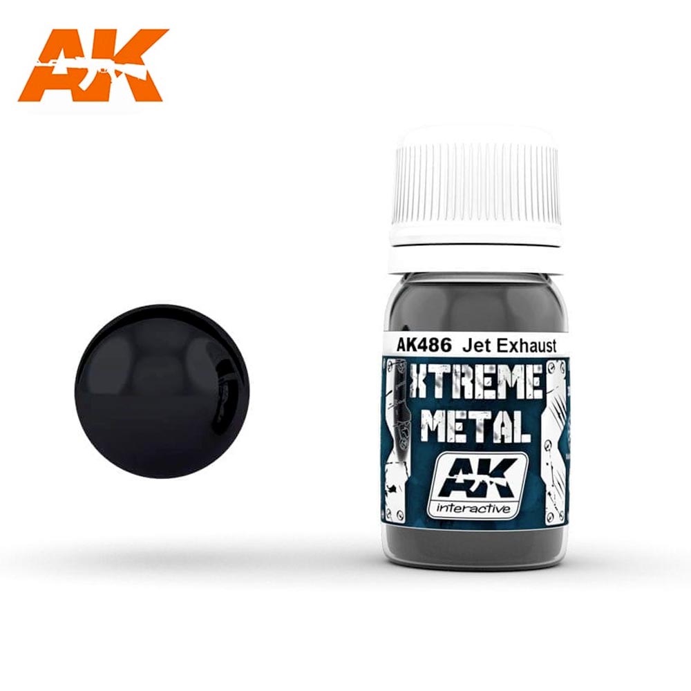 AK Interactive 486 Xtreme Metal - Jet Exhaust Paint 30ml