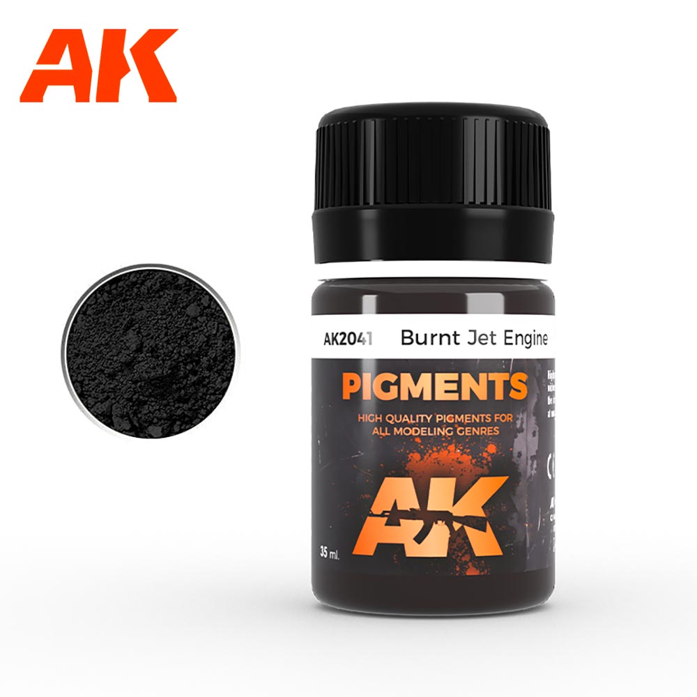 AK Interactive Pigments: Burnt Jet Engine - 2041