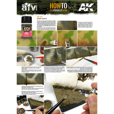 AK Interactive 78 Damp Earth Effects 35ml Enamel Weathering