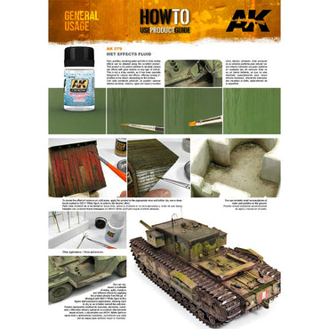 AK Interactive 79 Wet Effects Fluid 35ml Enamel Weathering