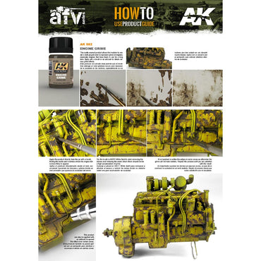 AK Interactive 82 Engine Grime 35ml Enamel Weathering