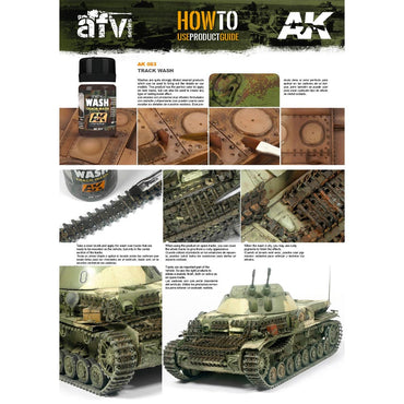 AK Interactive 83 Track Wash 35ml Enamel Weathering