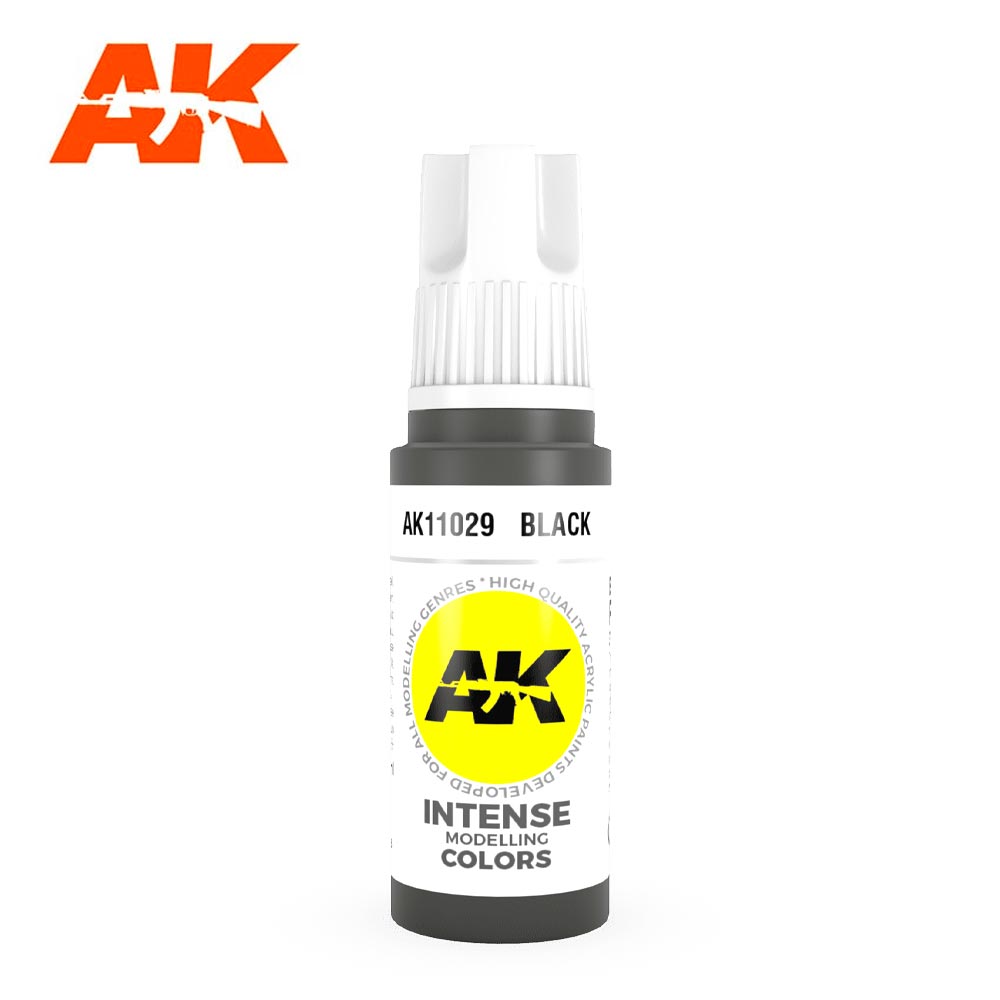 AK Interactive 11029 Black 17ml 3rd Gen. Acrylic Model Paint