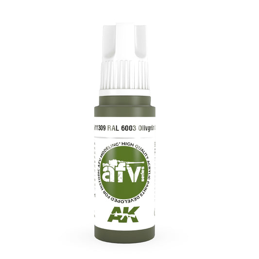AK Interactive 11309 RAL 6003 Olivgrün Opt.1 17ml AFV 3G Acrylic Model Paint