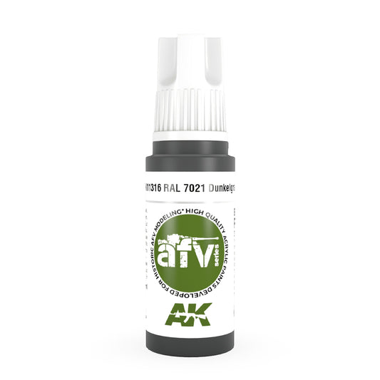 AK Interactive 11316 RAL 7021 Dunkelgrau 17ml AFV 3G Acrylic Model Paint