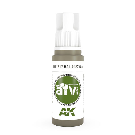 AK Interactive 11317 RAL 7027 Grau 17ml AFV 3G Acrylic Model Paint