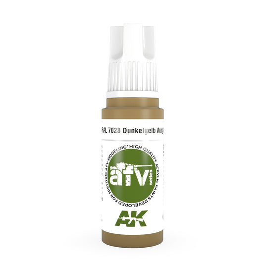 AK Interactive 11319 RAL 7028 Dunkelgelb Ausgabe 1944 17ml AFV 3G Acrylic Paint