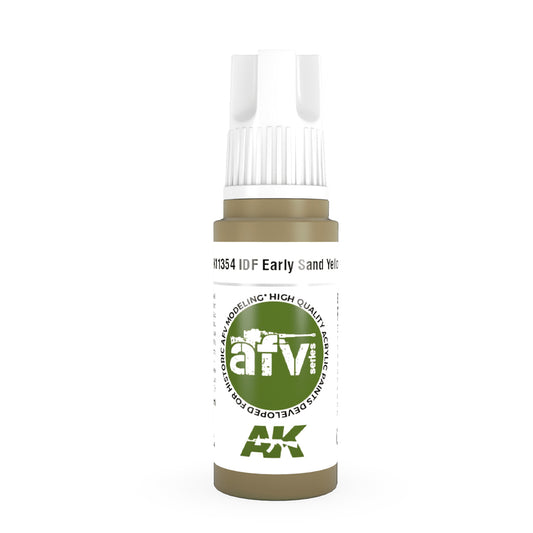 AK Interactive 11354 IDF Early Sand Yellow 17ml AFV 3G Acrylic Model Paint