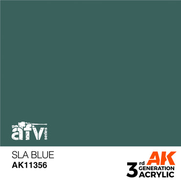 AK Interactive 11356 SLA Blue 17ml AFV 3G Acrylic Model Paint