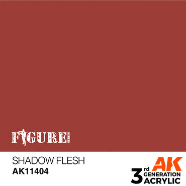 AK Interactive 11404 Shadow Flesh 17ml 3G Acrylic Model Paint